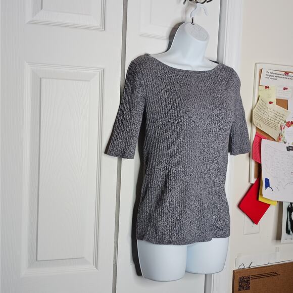 Ann Taylor Cotton Ribbed Short Sleeved Sweater NWOT - Picture 5 of 7